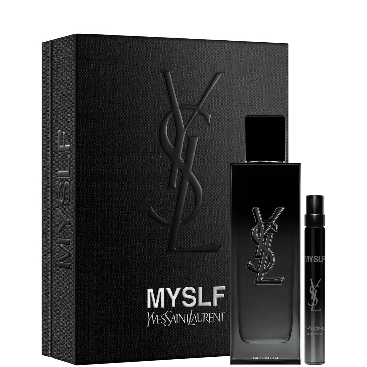 Myslf By Yves Saint Laurent Travel Set (3.4 oz EDP Spray & 0.33 Mini Spray) W