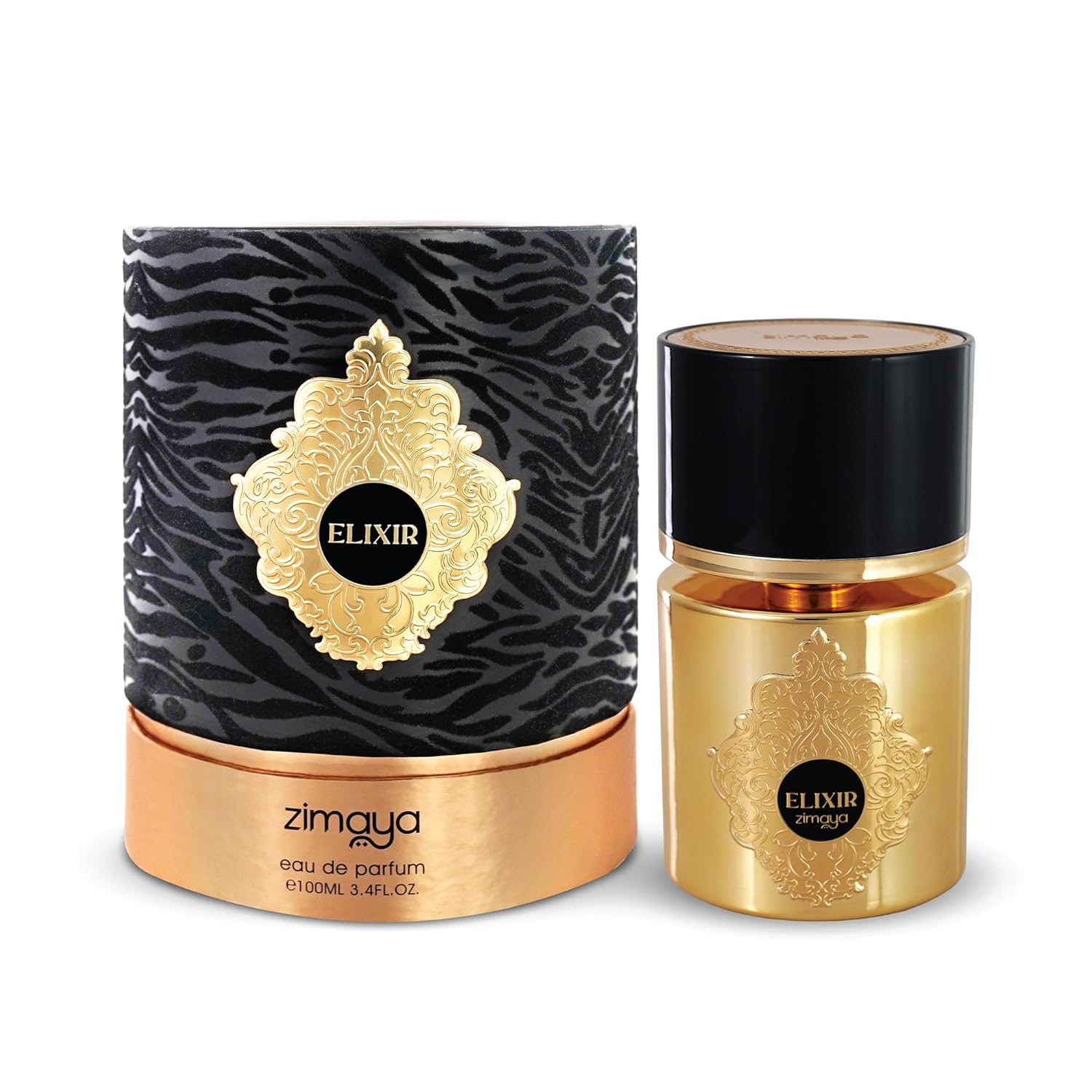 Zimaya Elixir Gold by Afnan 3.4 oz Eau De Parfum Spray for Unisex - Perfumes4All