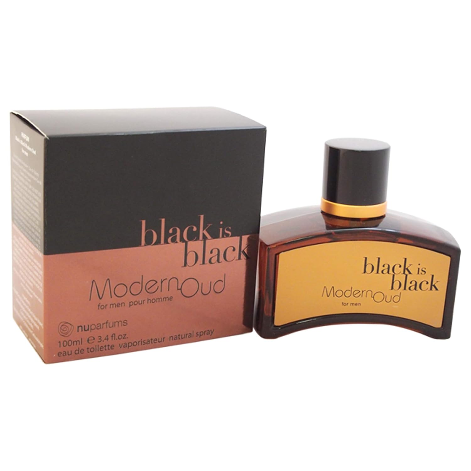 Black Is Black Modern Oud Nuparfums by Nuparfum 3.4 oz Eau De Toilette - Perfumes4All