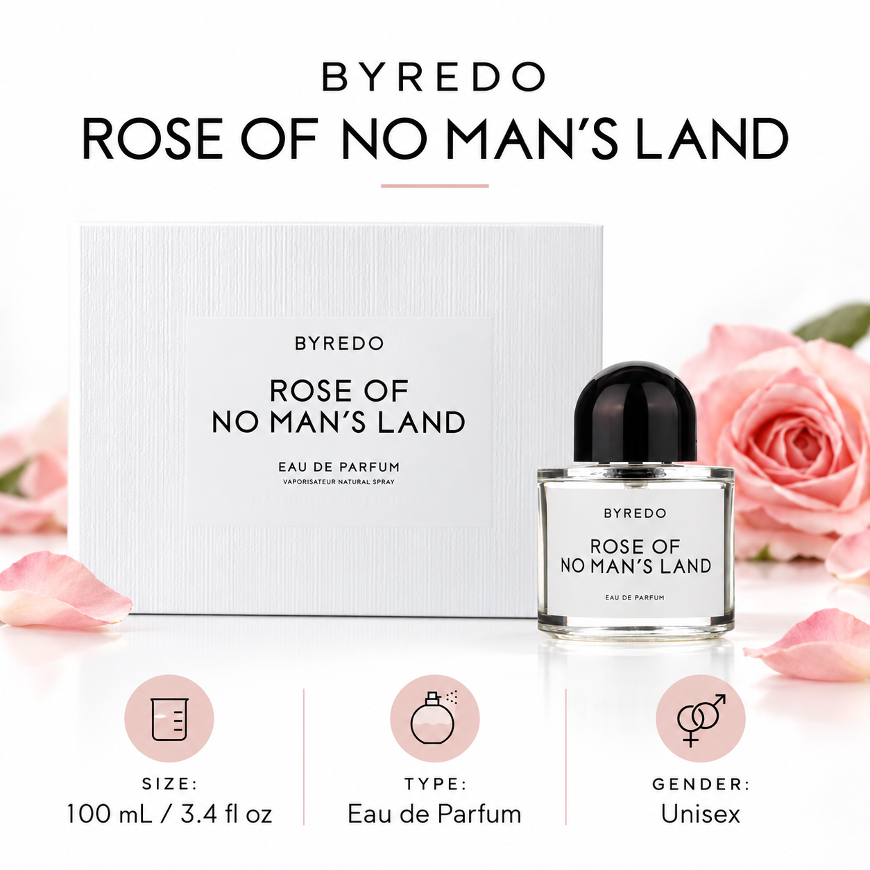 Byredo Rose of No Man's Land 100 mL Eau de Parfum Unisex size type gender