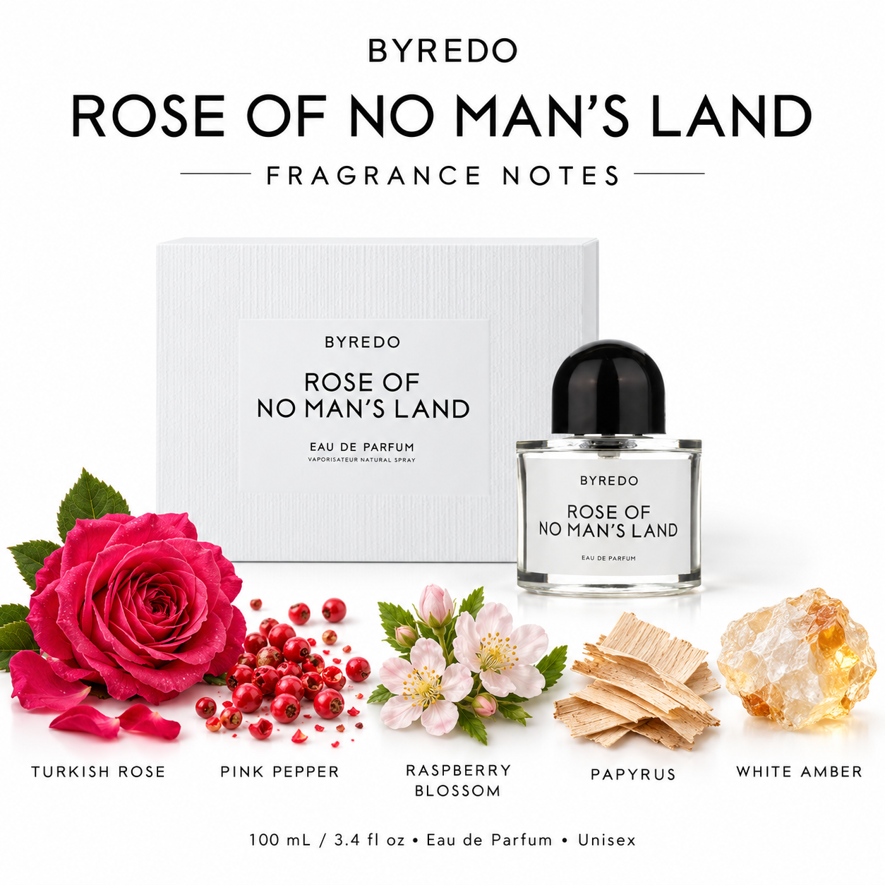 Byredo Rose of No Man's Land fragrance notes