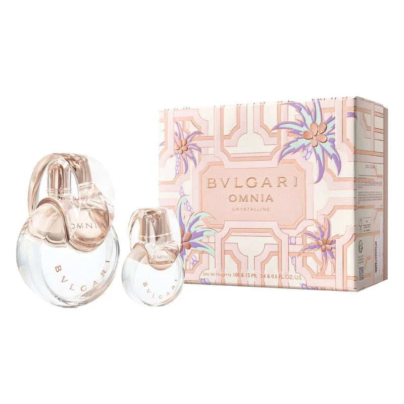 Omnia Crystalline 2 Pcs Gift Set by Bvlgari Spray for Women - Perfumes4All