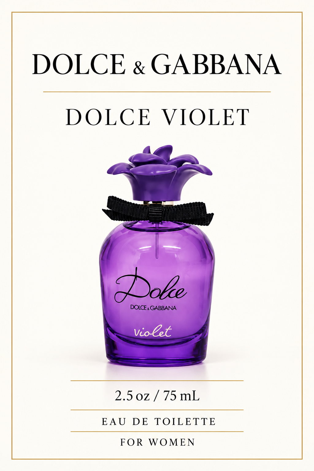 Dolce Violet by Dolce & Gabbana 2.5 Oz Eau De Toilette Spray for Women Tester - size [Drive:1UZxCrwJqXpzdmwzj4ouKET2Dm0rO_Po6]