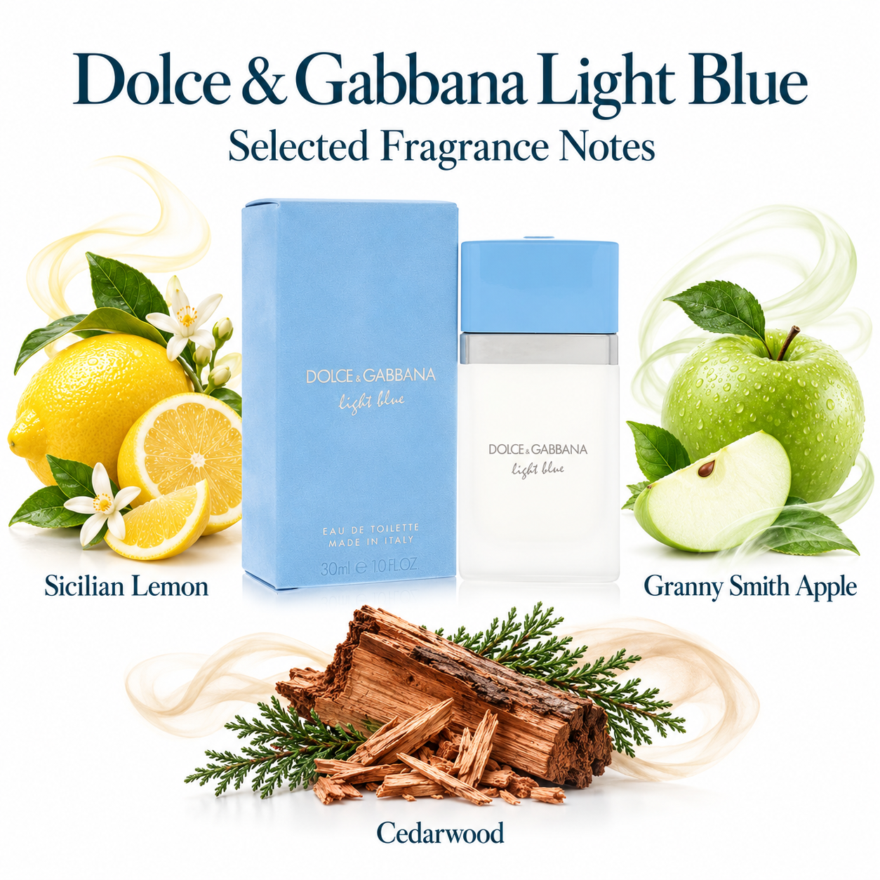 Dolce & Gabbana Light Blue Women 30 mL Eau de Toilette - fragrance notes