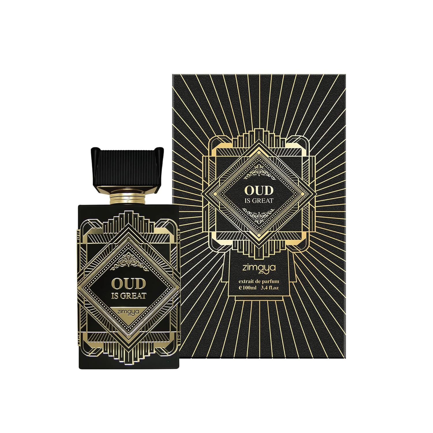 Oud is Great by Zimaya 3.4 oz Extrait De Parfum Spray for Unisex