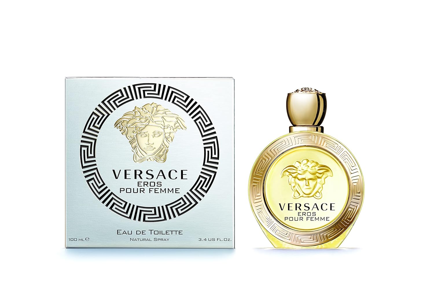 Eros Pour Femme by Versace 3.4 oz Eau De Toilette Spray for Women - Perfumes4All