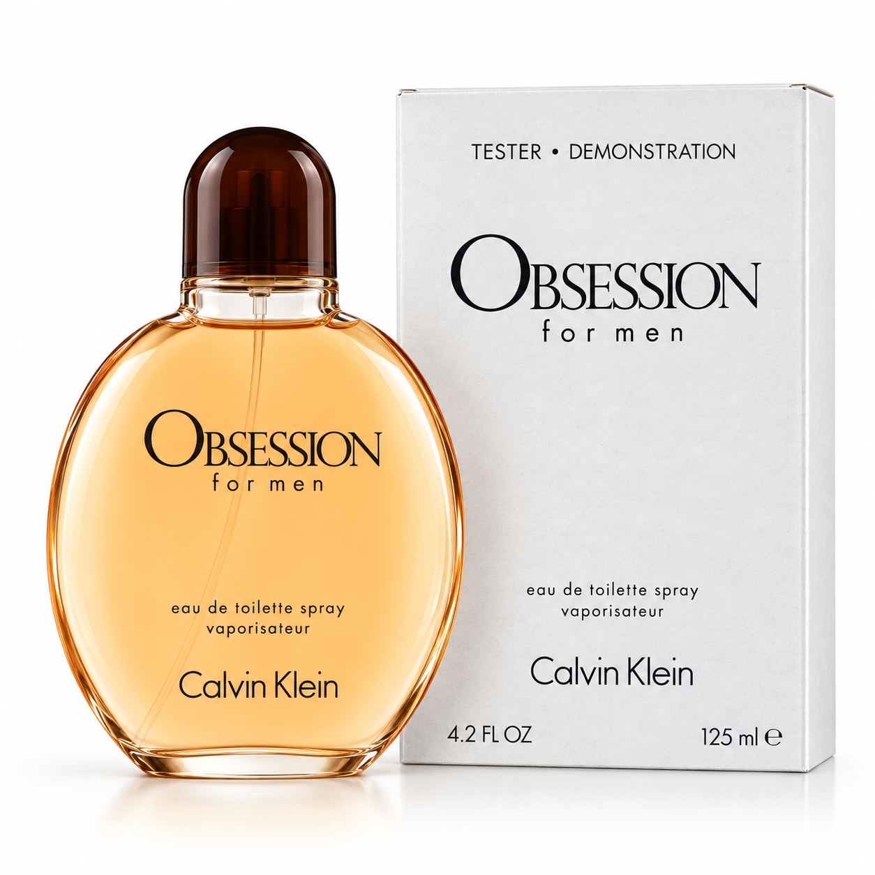 Obsession by Calvin Klein 4.2 Oz Eau De Toilette Spray for Men Tester - Main [Drive:1r6KCdZegi4MVile0I7o4Zzwt8z0-wCEQ]