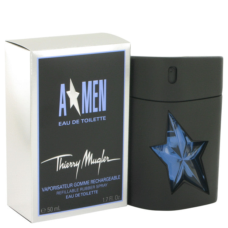 Angel Cologne by Thierry Mugler Eau De Toilette Spray Refillable (Rubber Flask) 1.7 oz for Men - Authentic Fragrance - Discount Men Perfume or Cologne Fragrance