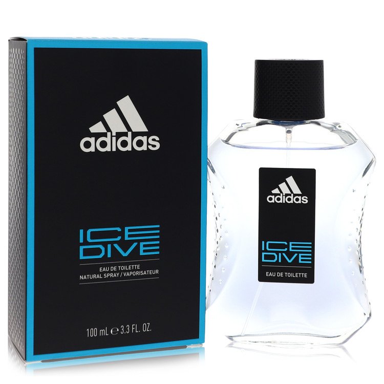 Adidas Ice Dive Cologne by Adidas Eau De Toilette Spray 3.4 oz for Men - Authentic Fragrance - Discount Men Perfume or Cologne Fragrance