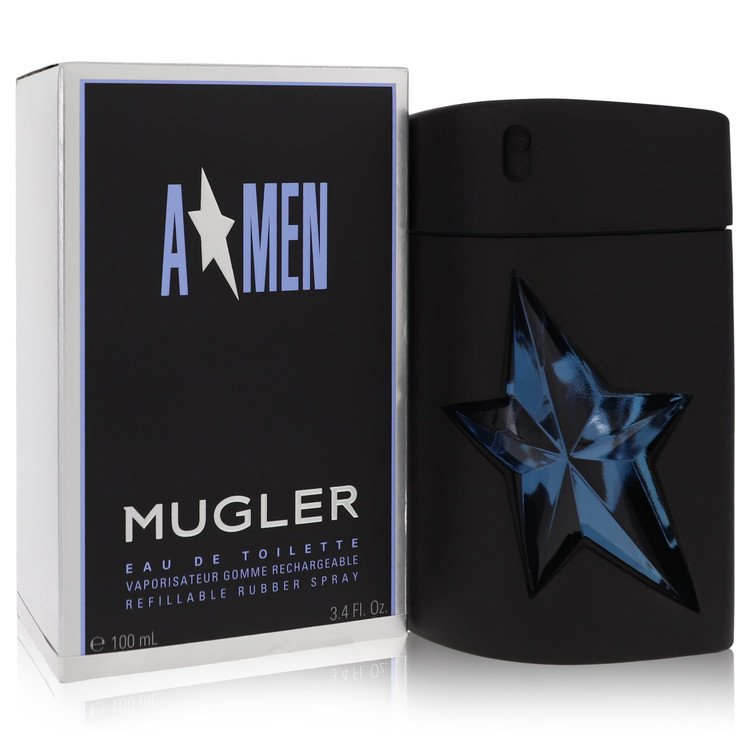 Angel Cologne by Thierry Mugler Eau De Toilette Spray Refillable (Rubber) 3.4 oz for Men - Authentic Fragrance - Discount Men Perfume or Cologne Fragrance