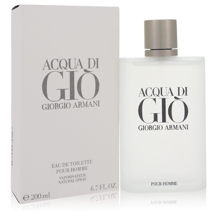 Acqua Di Gio Cologne By Giorgio Armani 6.7 Oz Eau De Toilette Spray For Men In Box