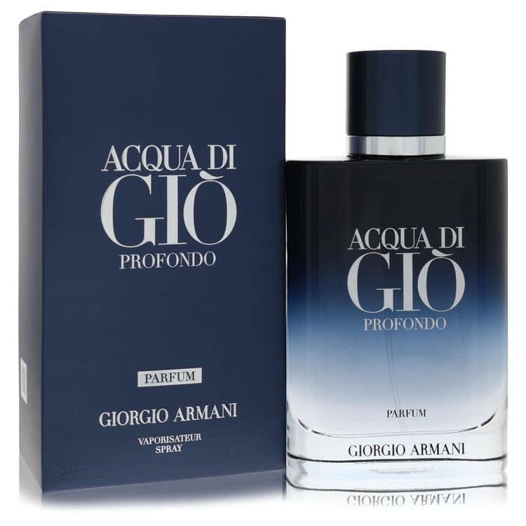 Acqua Di Gio Profondo by Giorgio Armani 3.3 oz Parfum Spray for Men - Perfumes4All