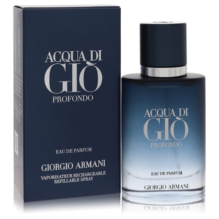Acqua Di Gio Profondo Cologne by Giorgio Armani Eau De Parfum Spray 1 oz for Men - Authentic Fragrance - Discount Men Perfume or Cologne Fragrance