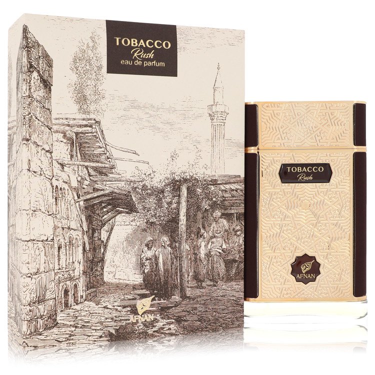 Afnan Tobacco Rush Cologne by Afnan Eau De Parfum Spray (Unisex) 2.7 oz for Men - Authentic Fragrance - Discount Men Perfume or Cologne Fragrance