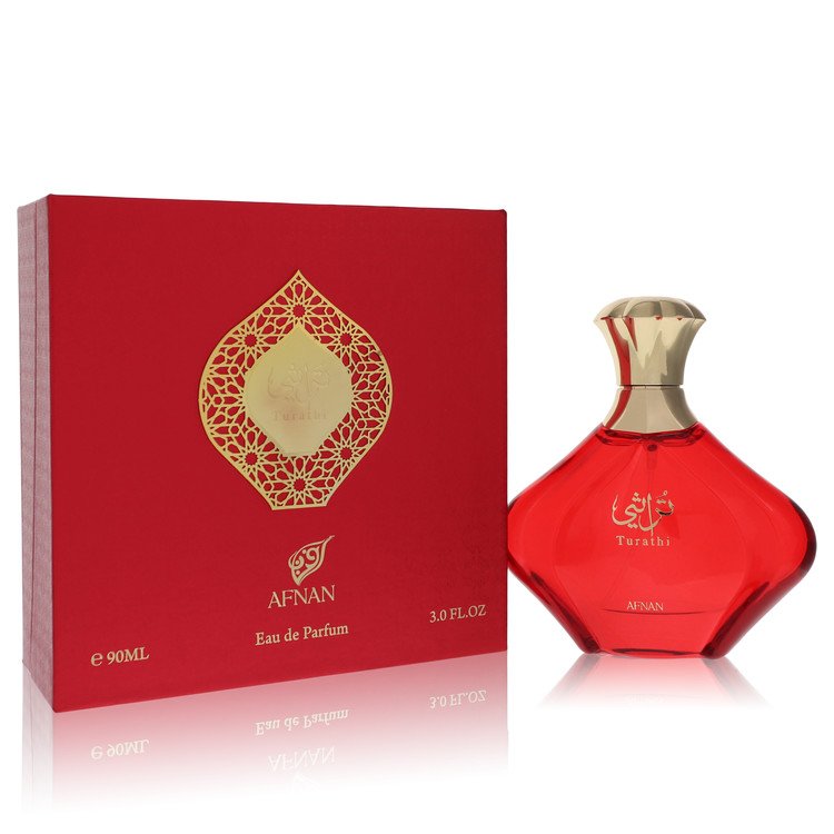 Afnan Turathi Red Perfume by Afnan Eau De Parfum Spray 3 oz for Women - Authentic Fragrance - Discount Women Perfume or Cologne Fragrance