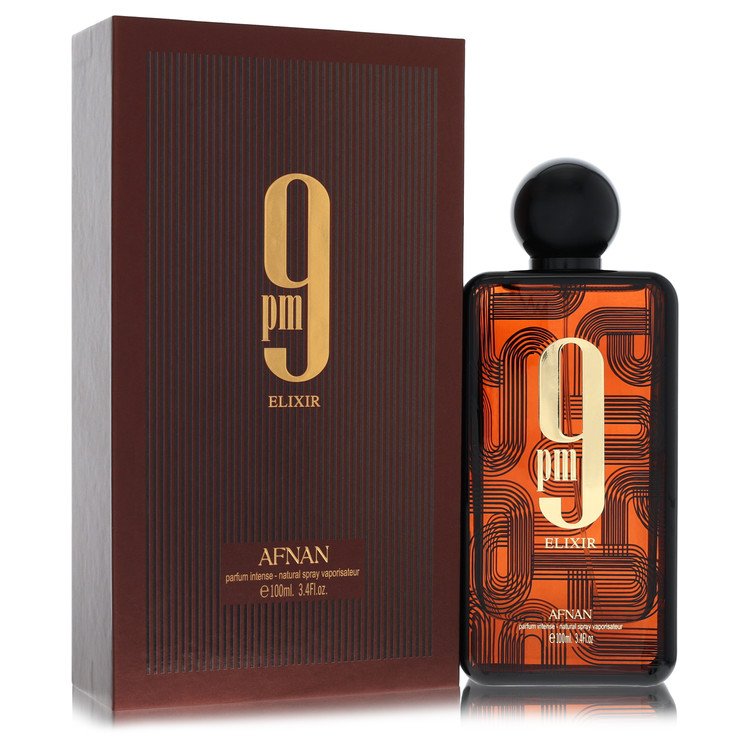 9 Pm Elixir Sp by Afnan 3.4 oz Spray for Men - Perfumes4All