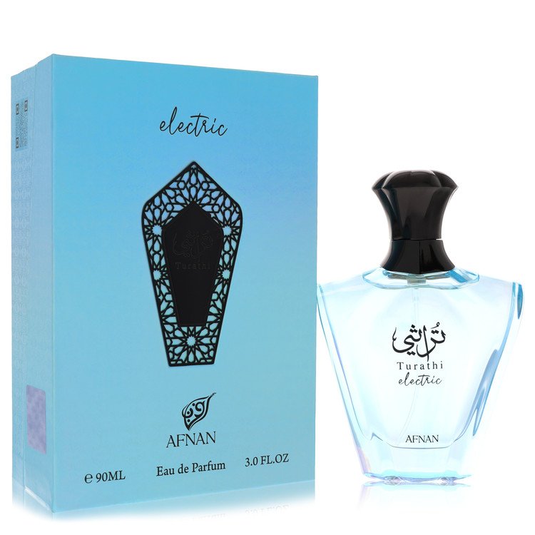 Afnan Turathi Electric Cologne by Afnan Eau De Parfum Spray (Unisex) 3.0 oz for Men - Authentic Fragrance - Discount Men Perfume or Cologne Fragrance