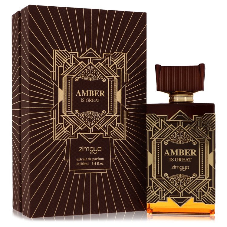 Afnan Zimaya Amber Is Great 3.4 Oz  Spray For Unisex Perfume