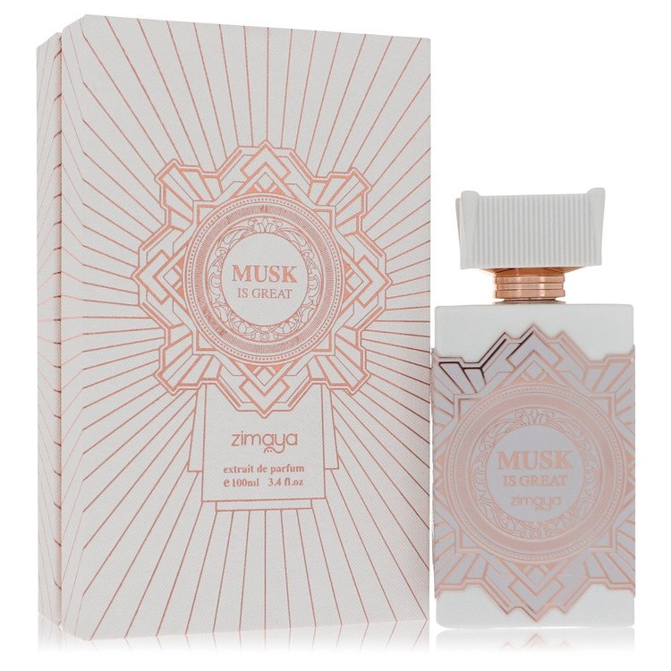 Afnan Musk is Great Perfume by Afnan Extrait De Parfum Spray (Unisex) 3.4 oz for Women - Authentic Fragrance - Discount Women Perfume or Cologne Fragrance