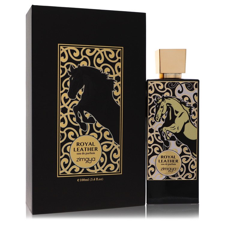 Afnan Zimaya Royal Leather Cologne by Afnan Eau De Parfum Spray (Unisex) 3.4 oz for Men - Authentic Fragrance - Discount Men Perfume or Cologne Fragrance