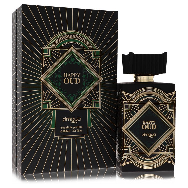 Afnan Zimaya Happy Oud Cologne by Afnan Extrait De Parfum Spray (Unisex) 3.4 oz for Men - Authentic Fragrance - Discount Men Perfume or Cologne Fragrance