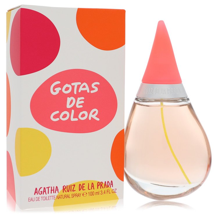 Agatha Ruiz De La Prada Gotas de Color Perfume by Agatha Ruiz De La Prada Eau De Toilette Spray 3.4 oz for Women - Authentic Fragrance - Discount Women Perfume or Cologne Fragrance