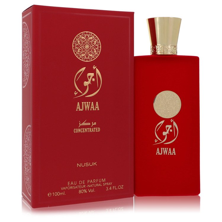 Ajwaa Concentrated Cologne by Nusuk Eau De Parfum Spray (Unisex) 3.4 oz for Men - Authentic Fragrance - Discount Men Perfume or Cologne Fragrance