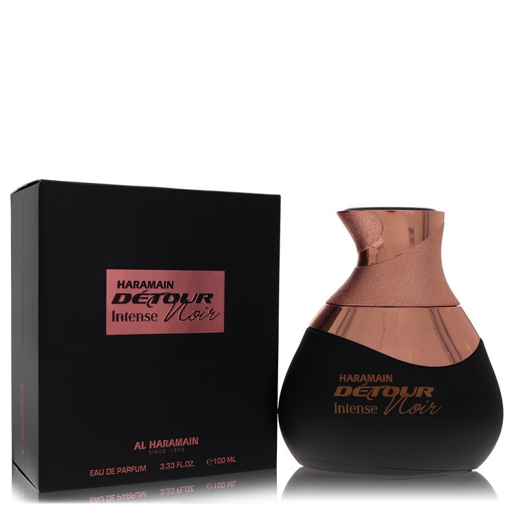 Al Haramain Detour Noir Intense Perfume by Al Haramain Eau De Parfum Spray (Unisex) 3.4 oz for Women - Authentic Fragrance - Discount Women Perfume or Cologne Fragrance