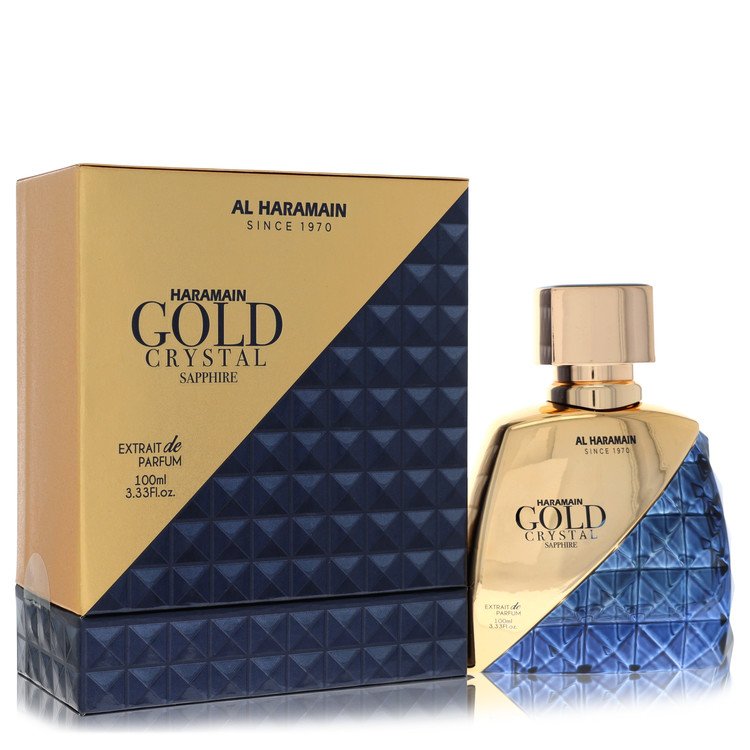 Gold Crystal Sapphire by Al Haramain 3.33 oz oz Parfum Spray for Men - Perfumes4All