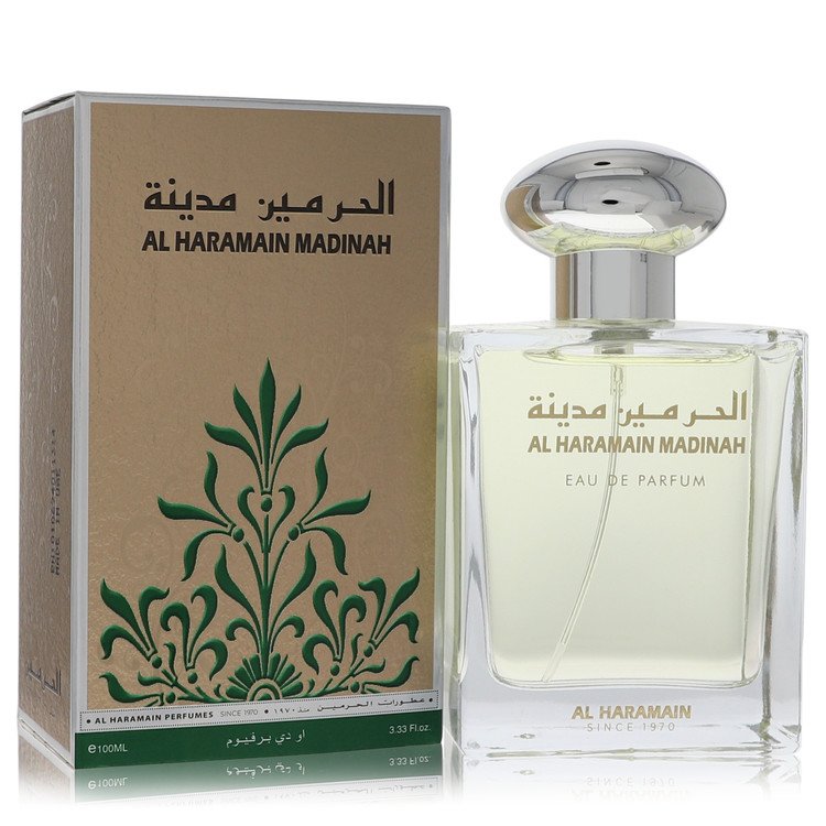 Al Haramain Madinah Perfume by Al Haramain Eau De Parfum Spray (Unisex) 3.33 oz for Women - Authentic Fragrance - Discount Women Perfume or Cologne Fragrance