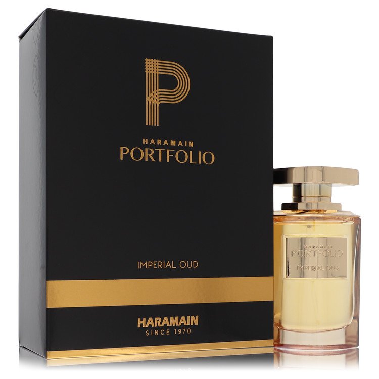 Al Haramain Portfolio Imperial Oud Cologne by Al Haramain Eau De Parfum Spray (Unisex) 2.5 oz for Men - Authentic Fragrance - Discount Men Perfume or Cologne Fragrance