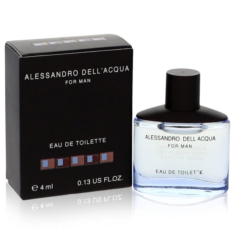 ALESSANDRO DELL AcqUA Cologne by Alessandro Dell Acqua Mini EDT Spray .13 oz for Men - Authentic Fragrance - Discount Men Perfume or Cologne Fragrance