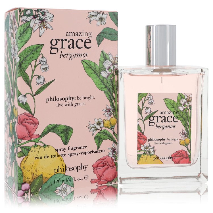 Amazing Grace Bergamot Perfume by Philosophy Eau De Toilette Spray 4 oz for Women - Authentic Fragrance - Discount Women Perfume or Cologne Fragrance