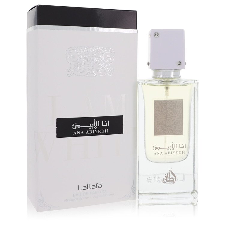 Ana Abiyedh I Am White Perfume by Lattafa Eau De Parfum Spray (Unisex) 2 oz for Women - Authentic Fragrance - Discount Women Perfume or Cologne Fragrance