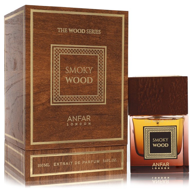 Anfar London Smoky Wood Cologne by Anfar Extrait De Parfum Spray 3.4 oz for Men - Authentic Fragrance - Discount Men Perfume or Cologne Fragrance