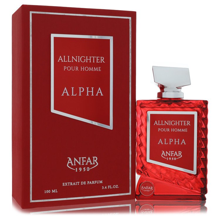 Anfar All Nighter Alpha Cologne by Anfar Extrait De Parfum Spray 3.4 oz for Men - Authentic Fragrance - Discount Men Perfume or Cologne Fragrance
