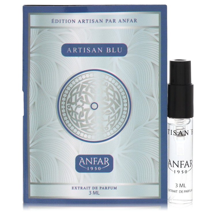 Anfar Artisan Blu Cologne by Anfar Vial (sample) 0.1 oz for Men - Authentic Fragrance - Discount Men Perfume or Cologne Fragrance