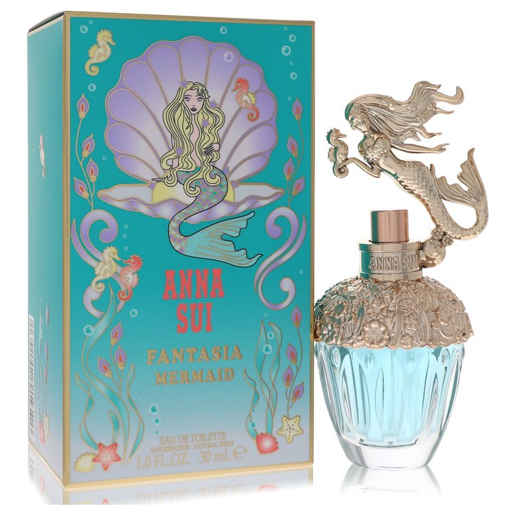 Anna Sui Fantasia Mermaid Perfume by Anna Sui Eau De Toilette Spray 1 oz for Women - Authentic Fragrance - Discount Women Perfume or Cologne Fragrance