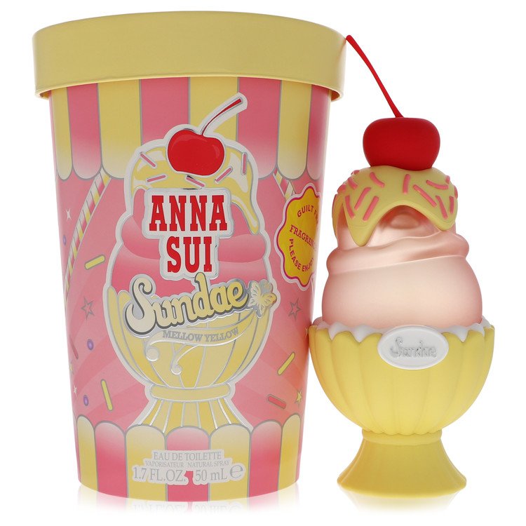 Anna Sui Sundae Mellow Yellow Perfume by Anna Sui Eau De Toilette Spray 1.7 oz for Women - Authentic Fragrance - Discount Women Perfume or Cologne Fragrance