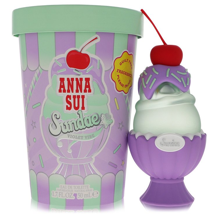 Anna Sui Sundae Violet Vibe Perfume by Anna Sui Eau De Toilette Spray 1.7 oz for Women - Authentic Fragrance - Discount Women Perfume or Cologne Fragrance