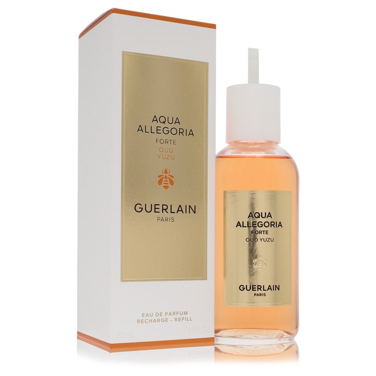 Aqua Allegoria Forte Oud Yuzu Perfume by Guerlain Eau De Parfum Refill (Unisex) 6.7 oz for Women - Authentic Fragrance - Discount Women Perfume or Cologne Fragrance
