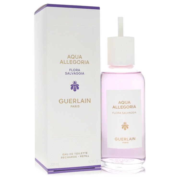 Aqua Allegoria Flora Salvaggia Perfume by Guerlain Eau De Toilette Refill 6.7 oz for Women - Authentic Fragrance - Discount Women Perfume or Cologne Fragrance