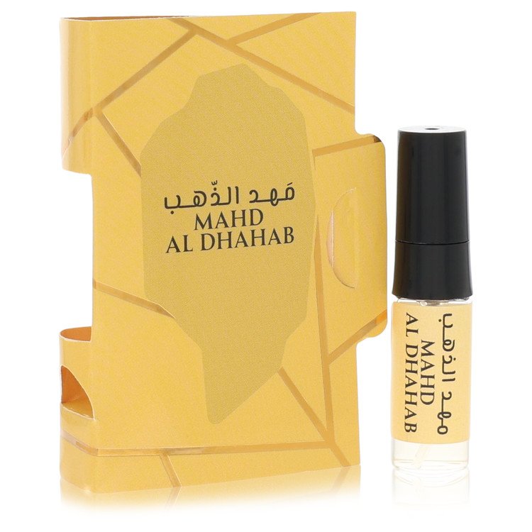 Arabiyat Prestige Mahd Al Dhahab Cologne by Arabiyat Prestige Mini EDP Spray (Unisex) .10 oz for Men - Authentic Fragrance - Discount Men Perfume or Cologne Fragrance
