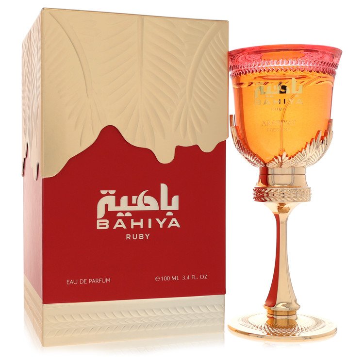 Arabiyat Prestige Bahiya Ruby Cologne by Arabiyat Prestige Eau De Parfum Spray (Unisex) 3.4 oz for Men - Authentic Fragrance - Discount Men Perfume or Cologne Fragrance