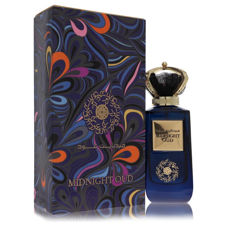 Ard Al Zaafaran Midnight Oud Cologne by Al Zaafaran Eau De Parfum Spray (Unisex) 3.4 oz for Men - Authentic Fragrance - Discount Men Perfume or Cologne Fragrance