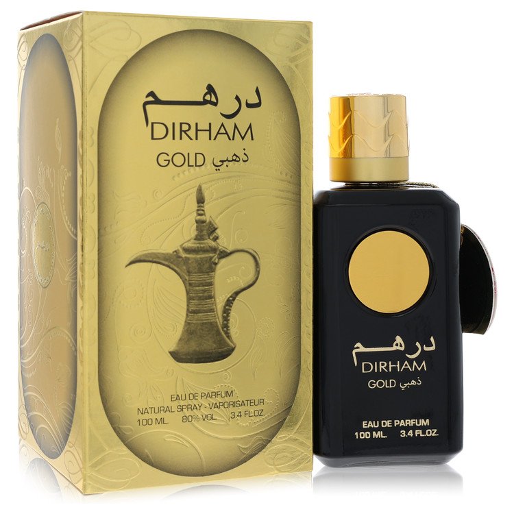 Ard Al Zaafaran Dirham Gold Cologne by Al Zaafaran Eau De Parfum Spray (Unisex) 3.4 oz for Men - Authentic Fragrance - Discount Men Perfume or Cologne Fragrance