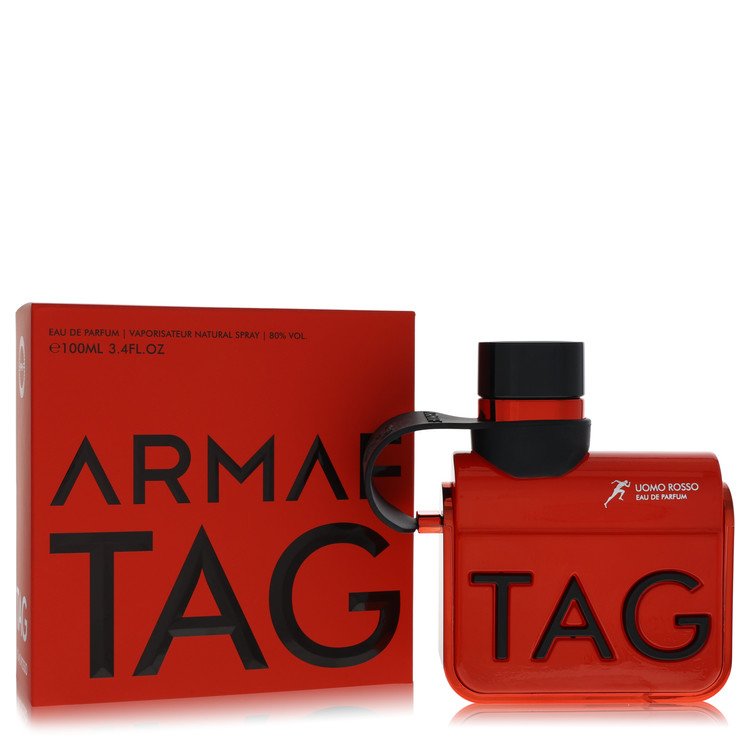 Tag Uomo Rosso By by Armaf 3.4 oz oz Eau De Parfum Spray for Men - Perfumes4All