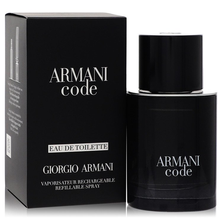 Armani Code Cologne by Giorgio Armani Eau De Toilette Spray Refillable 1.7 oz for Men - Authentic Fragrance - Discount Men Perfume or Cologne Fragrance
