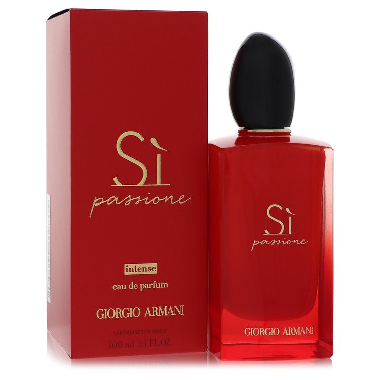Armani Si Passione Intense Perfume by Giorgio Armani Eau De Parfum Spray 3.4 oz for Women - Authentic Fragrance - Discount Women Perfume or Cologne Fragrance