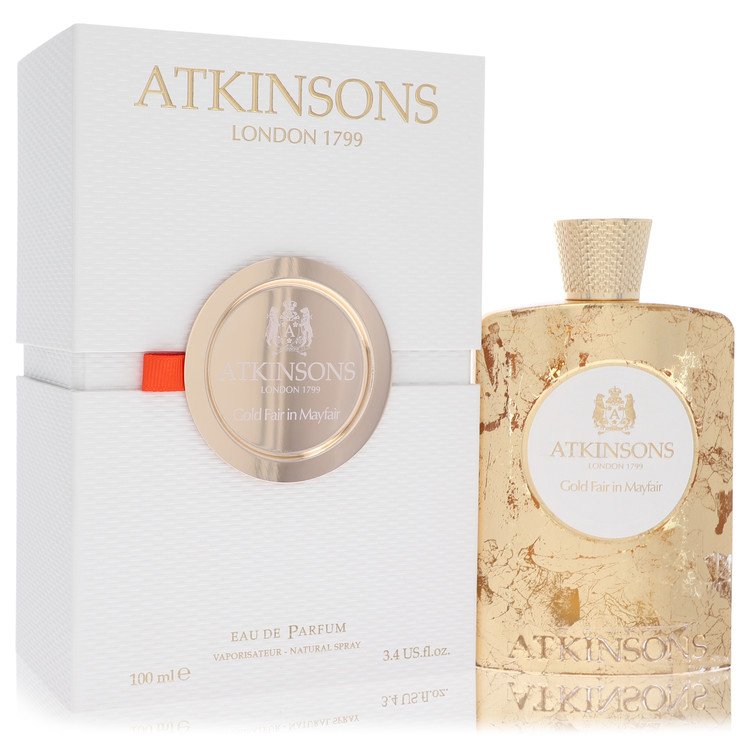 Atkinsons Gold Fair In Mayfair Perfume by Atkinsons Eau De Parfum Spray (Unisex) 3.4 oz for Women - Authentic Fragrance - Discount Women Perfume or Cologne Fragrance